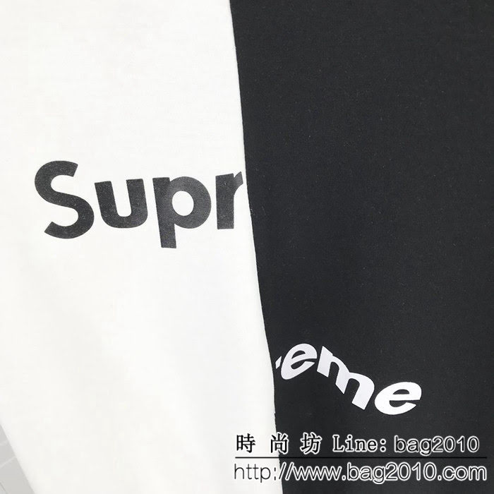 SUPREME X CDG19早春 聯名Box Logo 拆解拼接短袖T-shirt INS超火 ydi2258
